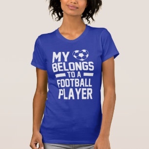 my love belongs to a football player T-Shirt