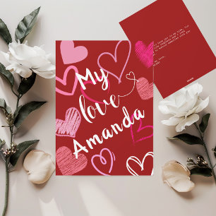 My Love Heart Valentine Card