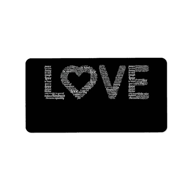 My Love Label (Front)