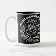 My Love Language Is Fighting - Funny Fighting Cats
