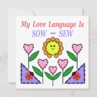 My Love Language Is Sow - Sew