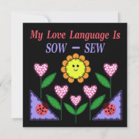 My Love Language Is Sow - Sew