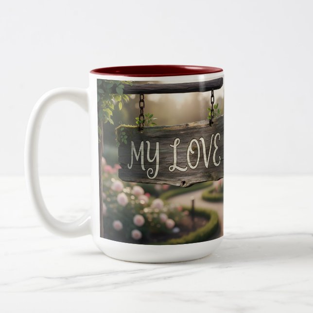 My Love Mug | Romantic Coffee Mug Gift for Couples (Left)