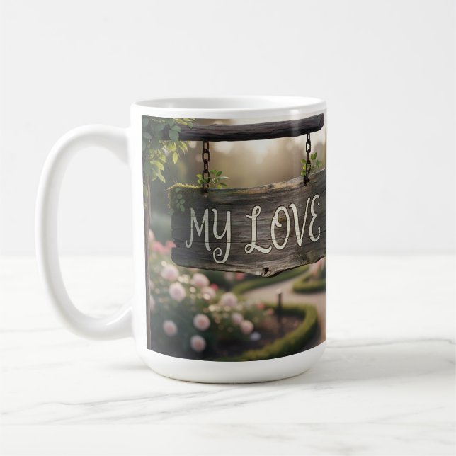 My Love Mug | Romantic Coffee Mug Gift for Couples (Left)