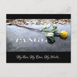 My Love, My Dear, My World... Postcard