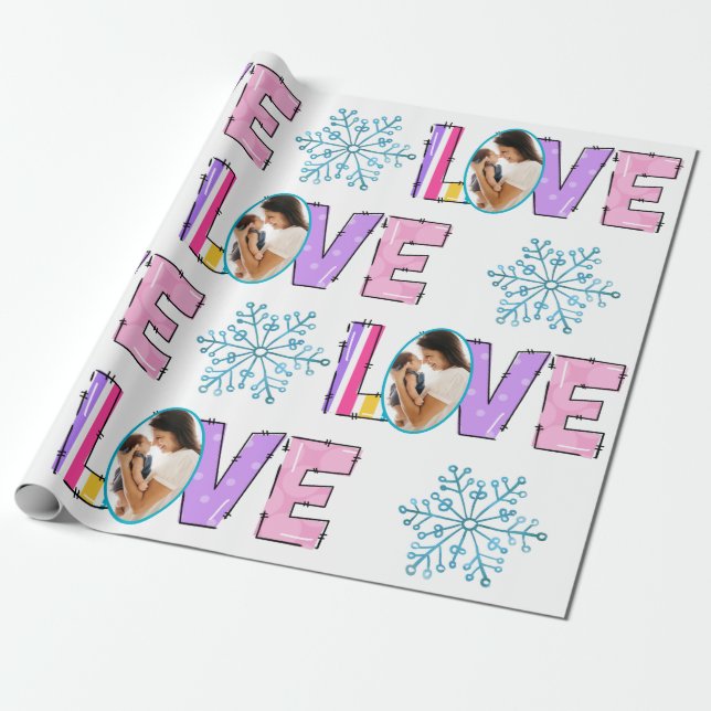 My Love My Family | Create Your Own Photo Wrapping Paper (Unrolled)