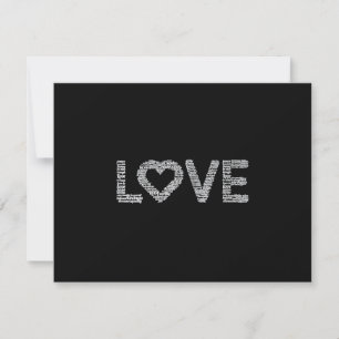 My Love RSVP Card