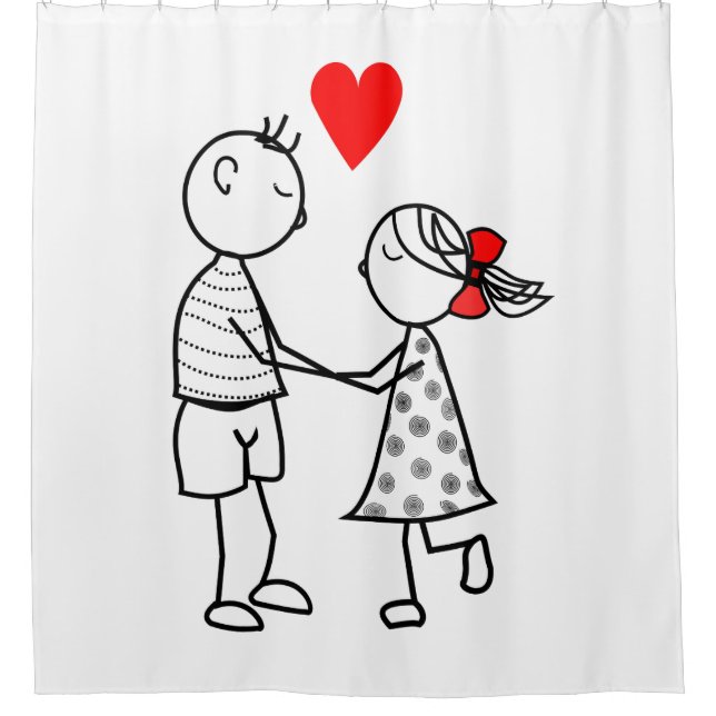 MY LOVE SHOWER CURTAIN (Front)