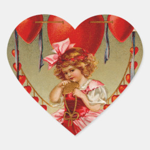 My Love To You Heart Sticker