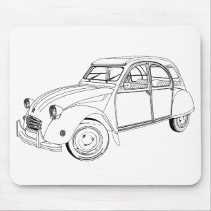 My loved to car: Citroën 2 CB Mouse Mat