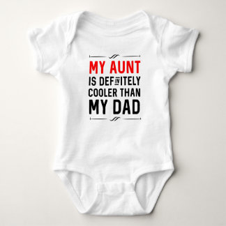 My lovely aunt baby bodysuit