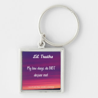 My Low Days Sunset Lil Truths Key Ring