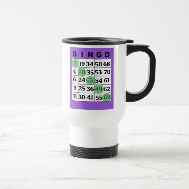 My Lucky BINGO Coffee Mug (Right)