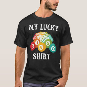 My Lucky Bingo Shirt Funny Cute Bingo Player
