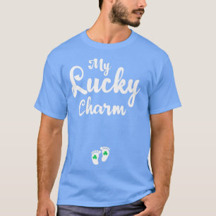 My Lucky Charm St Patricks Day Irish Pregnancy Mom T-Shirt