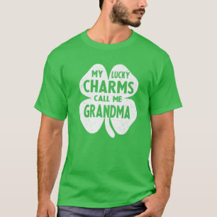 My Lucky Charms Call Me Grandma Funny St Patrick's T-Shirt