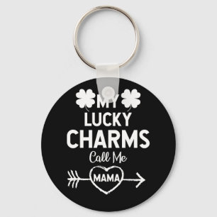 My Lucky Charms Call Me Mama St Patricks Day Key Ring