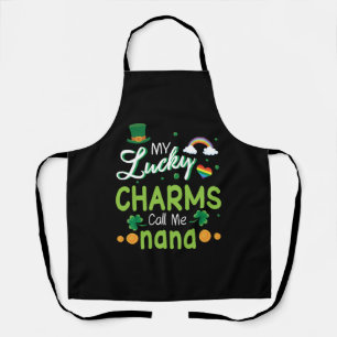 My Lucky Charms Call Me Nana Happy Saint Patrick Apron