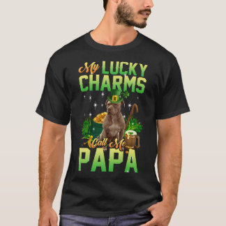 My Lucky Charms Call Me Papa Perfect Idea For Pit  T-Shirt