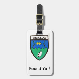 My Luggage Personalised Wicklow County ID Tag