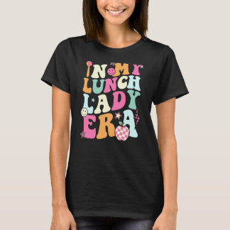 My Lunch Lady Era Chequerboard School Cafeteria Ch T-Shirt
