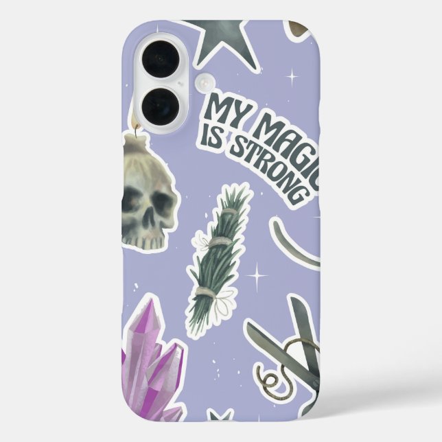 My Magic Is Strong Modern Witchy Case-Mate iPhone Case (Back)