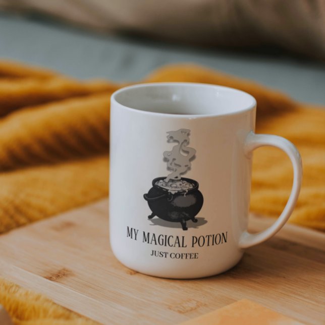 My Magical Potion Halloween witch cauldron  Coffee Mug (Creator Uploaded)