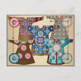 My Mah Jongg Coat 05: Customisable Postcard