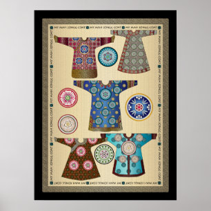 My Mah Jongg Coat 05: Poster 18"x24"