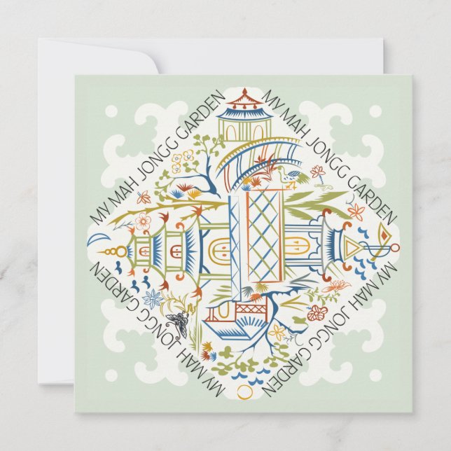 My Mah Jongg Garden Flat Card (Front)