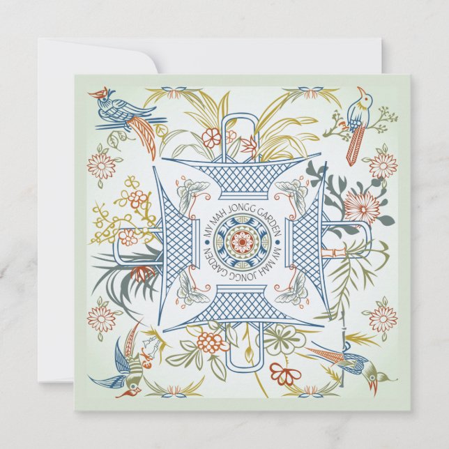 My Mah Jongg Garden Flat Card (Front)