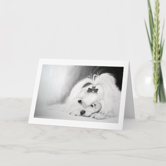 My Maltese Card (Front)