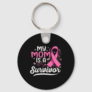 My Mama Is A Survivor Support Mum Breast Cancer Key Ring