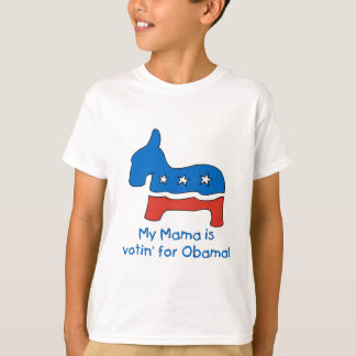 My Mama is Votin' For Obama Kid's Tees
