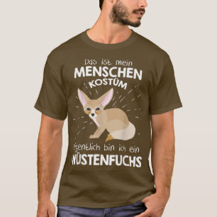 My Man Costume Bin ich ein Desert Fo, Halloween T-Shirt