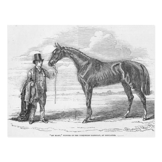 My Mary', winner of the Yorkshire Handicap Postcard