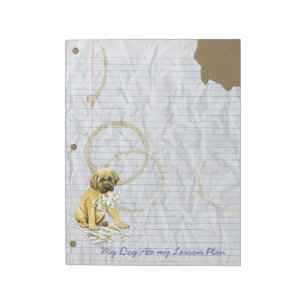 My Mastiff Ate my Lesson Plan Notepad