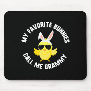 My Me Easter Favorite Bunnies Call Grammy Mouse Mat