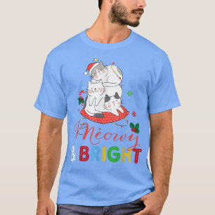 My Meow Cats Christmas Tree Pajama Png T-Shirt