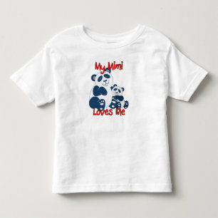 My Mimi Loves Me Panda Toddler T-Shirt