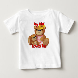 My Mimi Loves Me Teddy Bear Baby T-Shirt
