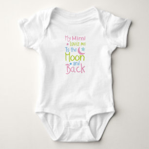 My Mimi Loves Me To The Moon & Back Baby Bodysuit