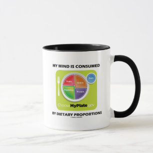 My Mind Is Consumed By Dietary Proportions Mug