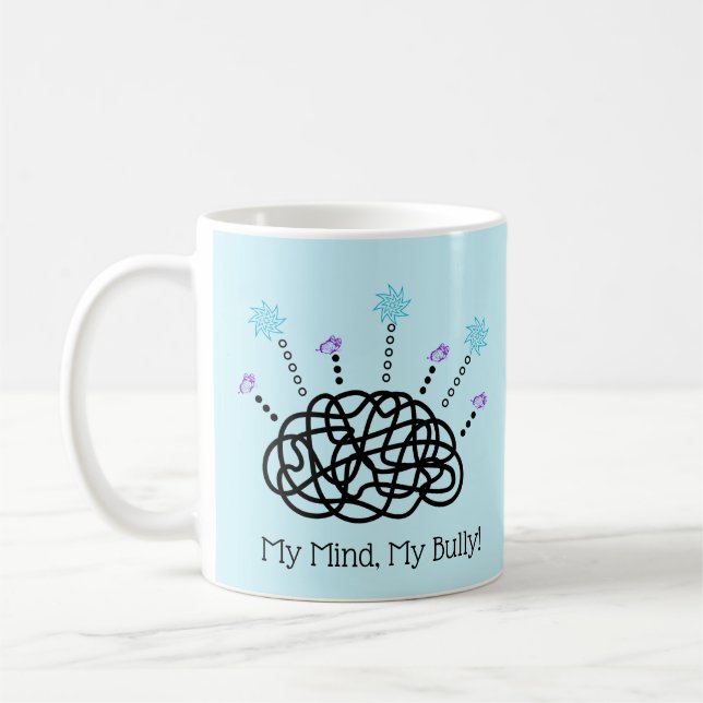 My Mind, My Bully #2 Tourette's Syndrome Mug (Left)
