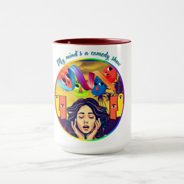 My mind’s a comedy show mug (Center)