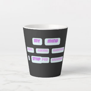 MY MIND STOP limited edition 781 pieces Latte Mug