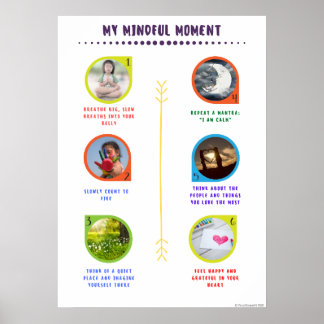My Mindful Moment Meditation Poster