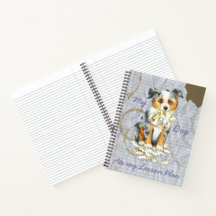 My Mini American Shepherd Ate my Lesson Plan Notebook