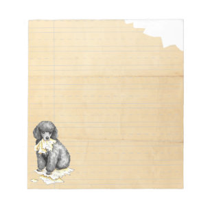 My Miniature Poodle Ate My Homework Notepad