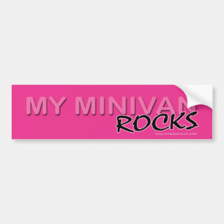 My Minivan ROCKS! Bumper Sticker